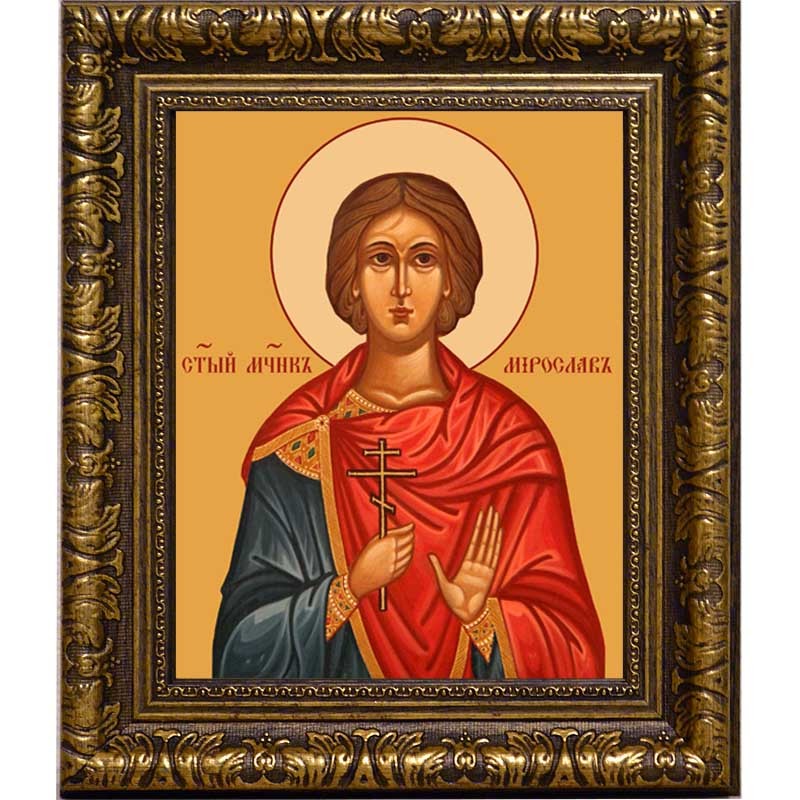 

Мирослав Сербский святой мученик. Икона на холсте.