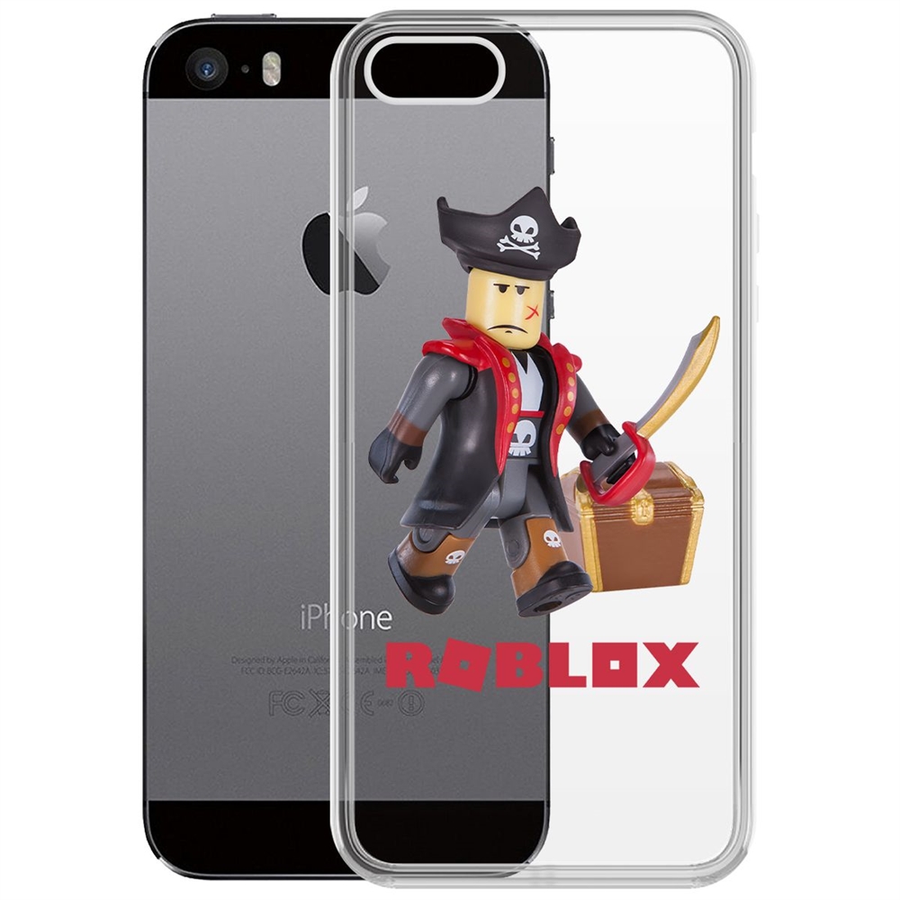 

Чехол-накладка Krutoff Clear Case Roblox-Капитан Ярость для iPhone 5/5s, Прозрачный