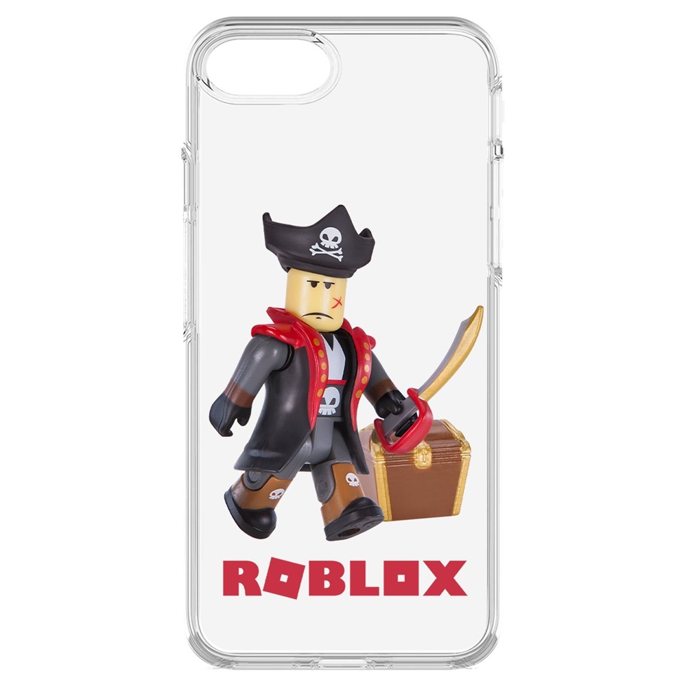 

Чехол-накладка Krutoff Clear Case Roblox-Капитан Ярость для iPhone 7/8/SE