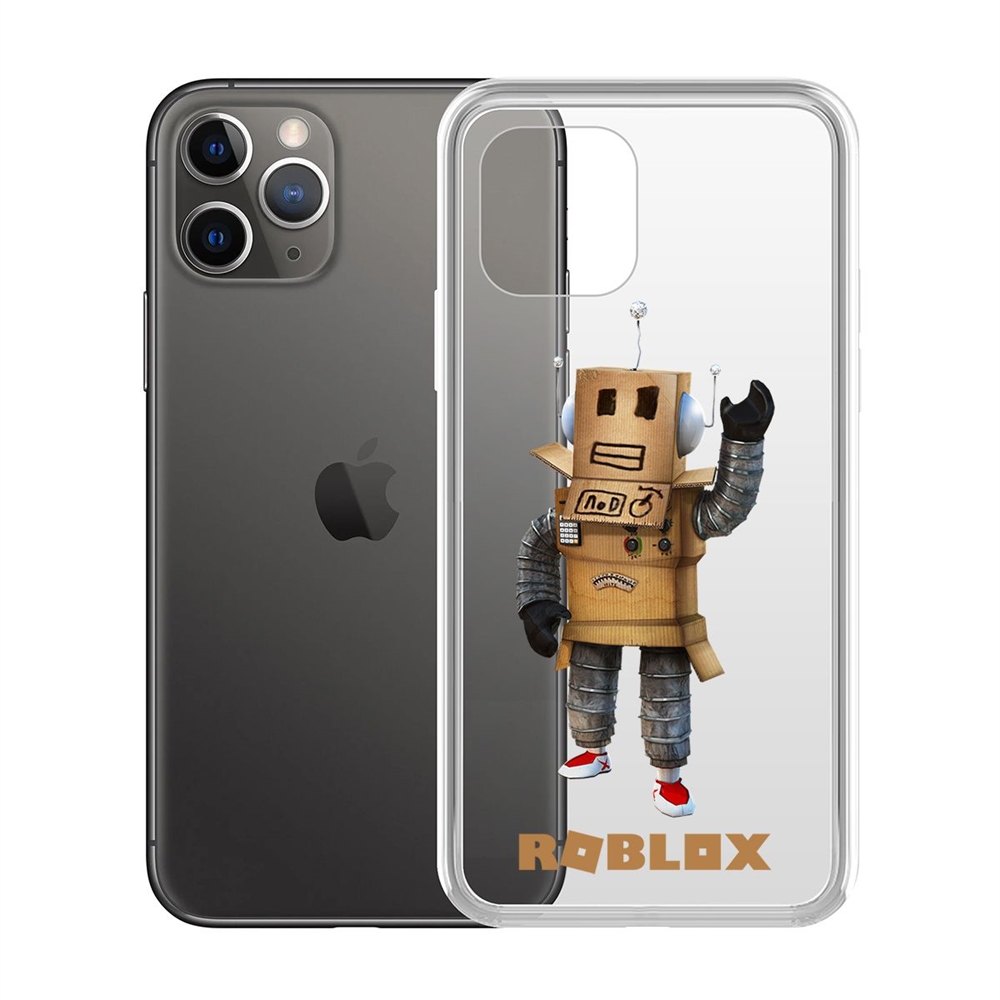 

Чехол-накладка Krutoff Clear Case Roblox-Мистер Робот для iPhone 11 Pro, Прозрачный