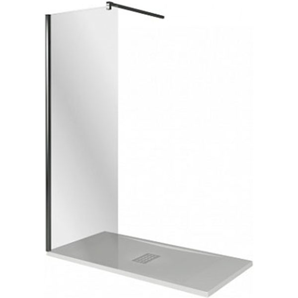 

Душевая перегородка Good Door Walk In SP-110-C-В 110 профиль Черный стекло прозрачное