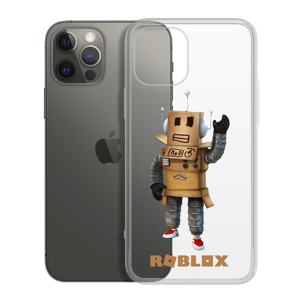 

Чехол-накладка Krutoff Clear Case Roblox-Мистер Робот для iPhone 12 Pro Max, Прозрачный