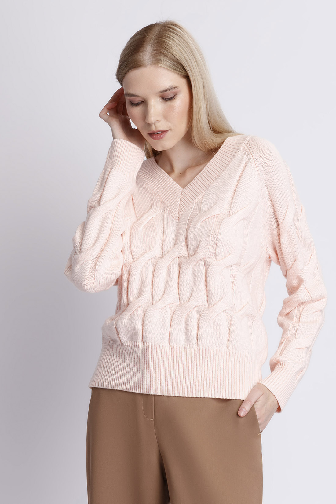 

Свитер женский Baon B1322602 розовый S, B1322602