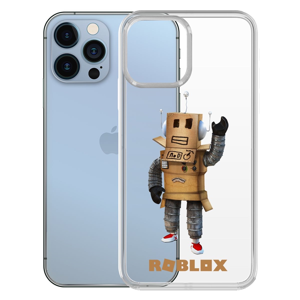 

Чехол-накладка Krutoff Clear Case Roblox-Мистер Робот для iPhone 13, Прозрачный
