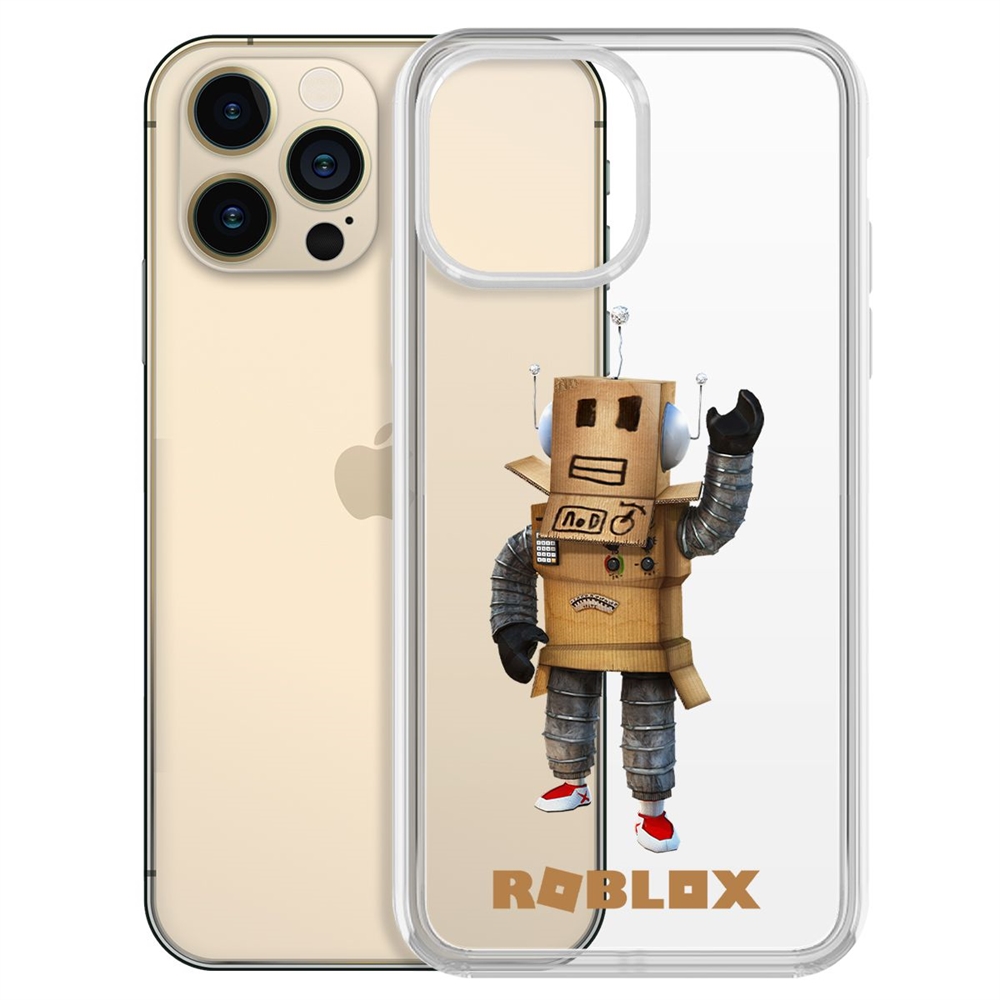 

Чехол-накладка Krutoff Clear Case Roblox-Мистер Робот для iPhone 13 Pro Max, Прозрачный