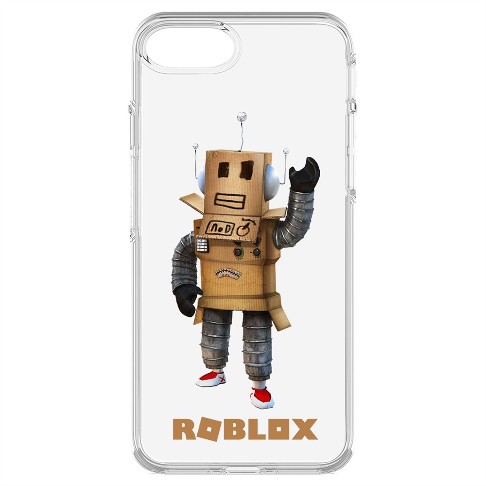 

Чехол-накладка Krutoff Clear Case Roblox-Мистер Робот для iPhone 7/8/SE, Прозрачный