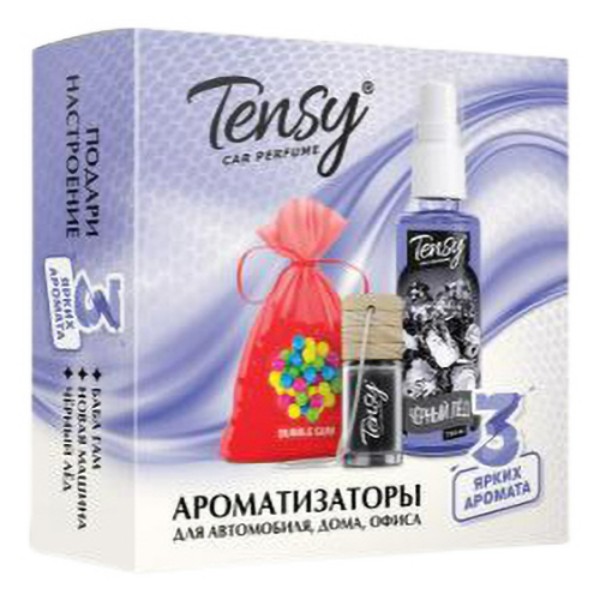 

Ароматизатор в машину Tensy Черный лед