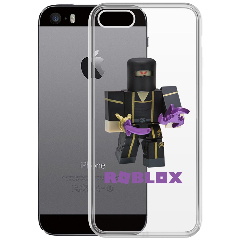 

Чехол-накладка Krutoff Clear Case Roblox-Ниндзя Ассасин для iPhone 5/5s, Прозрачный