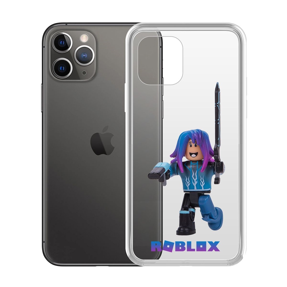 

Чехол-накладка Krutoff Clear Case Roblox-Паркурщик для iPhone 11 Pro, Прозрачный