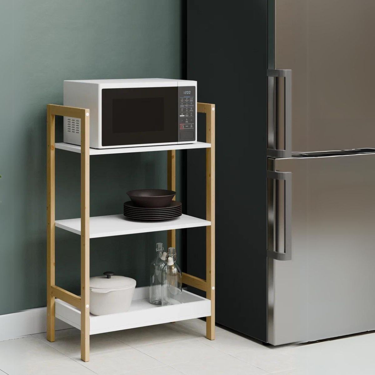 

Стеллаж Libery Wood Отто 62х37х100 scandi light, Белый, Стеллаж_отто_liberywood