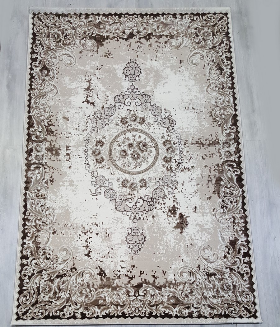 

Ковер Sofia Rugs NOVA 4434A прямой с.коричневый/крем 120x180