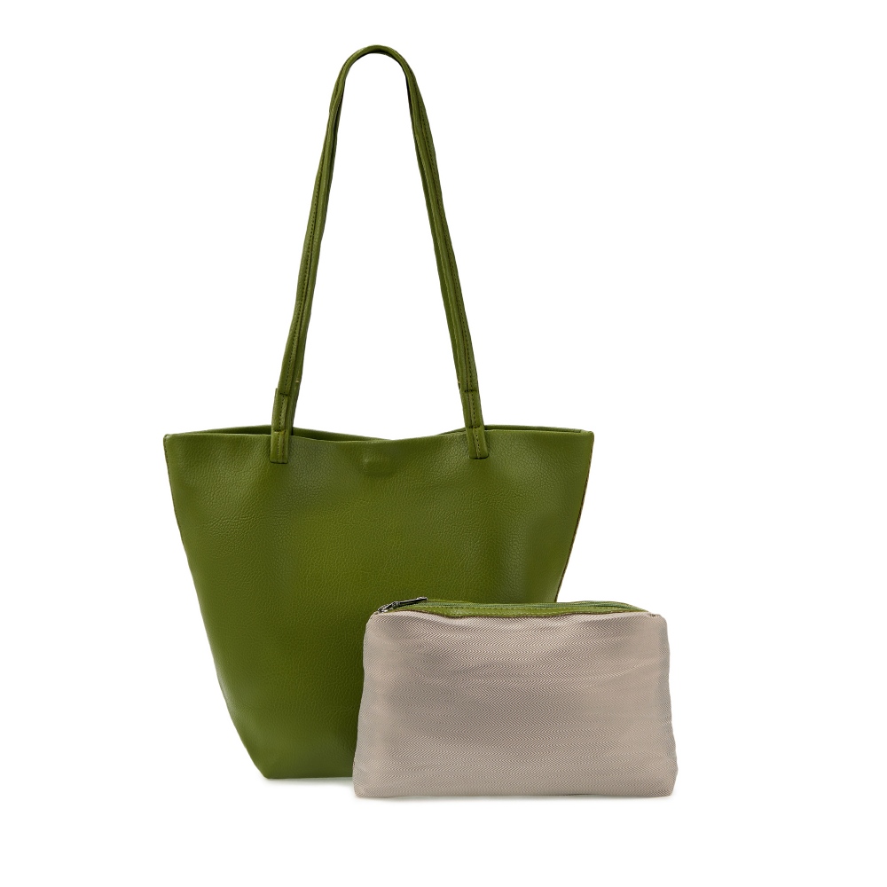 Комплект (сумка+косметичка) женский JANE'S STORY JS-3056 зеленый