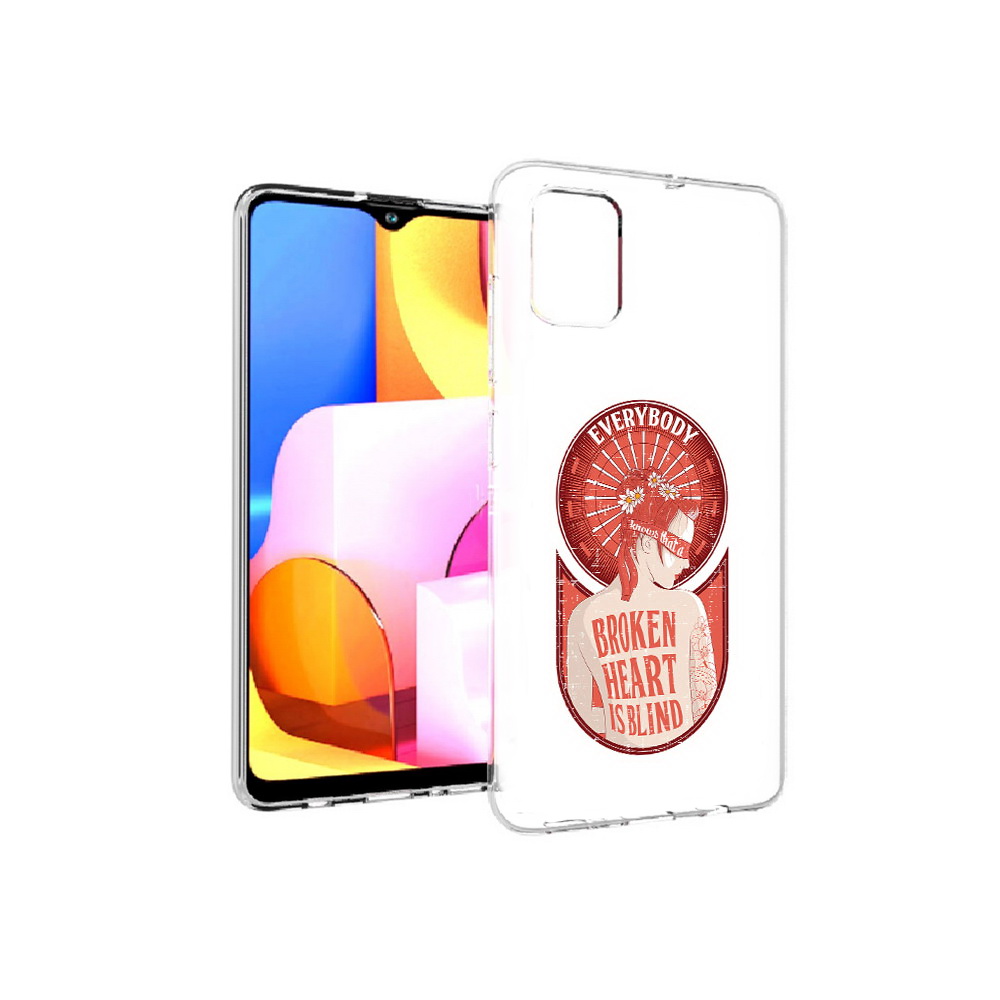 

Чехол MyPads Tocco для Samsung Galaxy A71 девушка разбитое сердце (PT142122.485.310), Прозрачный, Tocco