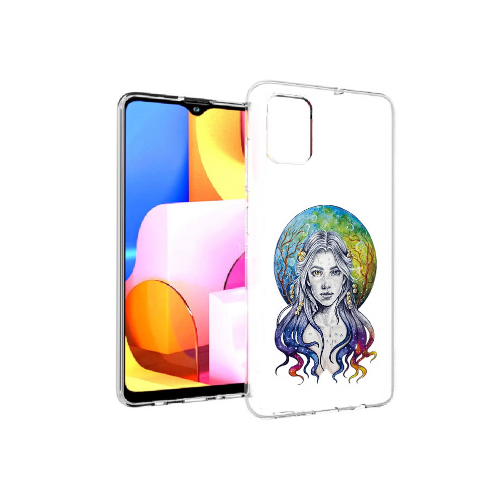 Чехол MyPads Tocco для Samsung Galaxy A71 девушка с красивыми волосами (PT142122.485.313)