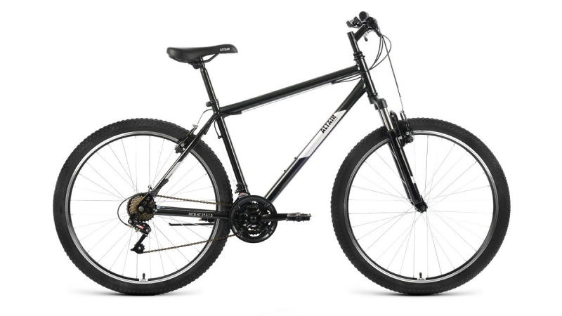 

Велосипед 27.5 FORWARD ALTAIR MTB HT 1.0 (21-ск.) 2022 (рама 19) черный/серебристый, ALTAIR MTB HT 1.0