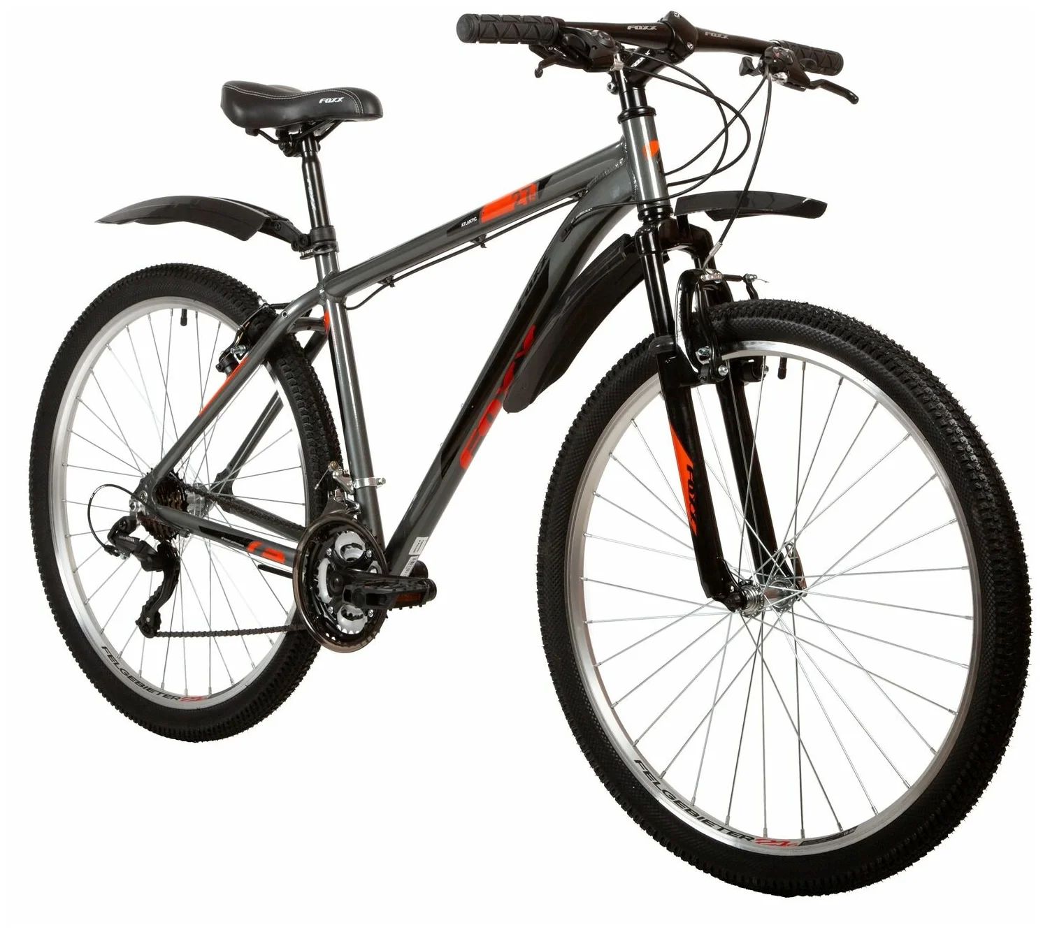 Велосипед 29 Foxx ATLANTIC (18-ск.) (ALU рама) СЕРЫЙ (рама 18) GR1