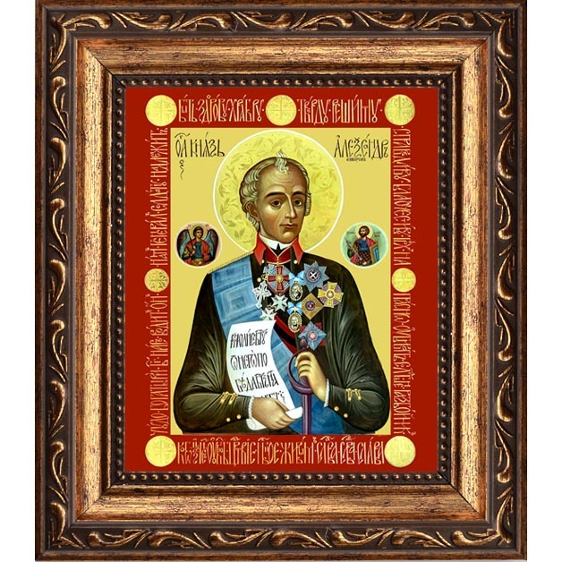 

Александр Суворов "Христов воин". Икона на холсте.