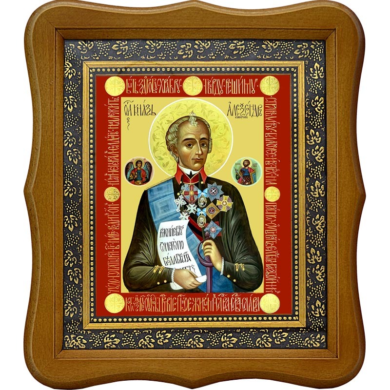 

Александр Суворов "Христов воин". Икона на холсте.