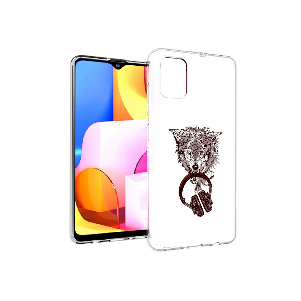 

Чехол MyPads Tocco для Samsung Galaxy A71 дикий волк (PT142122.485.325), Прозрачный, Tocco