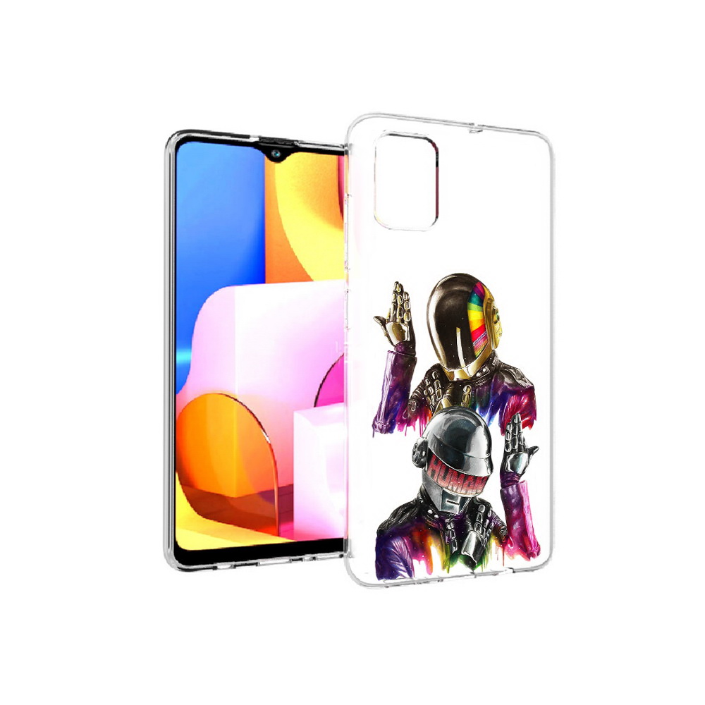 

Чехол MyPads Tocco для Samsung Galaxy A71 диско космонавты (PT142122.485.329), Прозрачный, Tocco