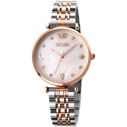 Наручные часы женские SKMEI 1800SRGRGWG серебристые/золотистые