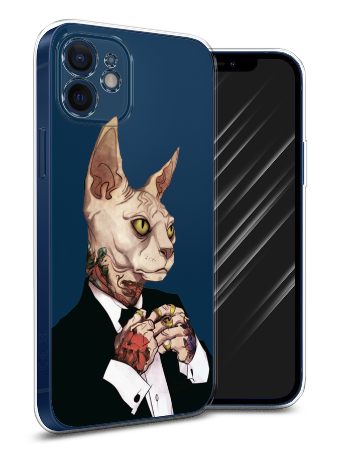 

Чехол Awog на Apple iPhone 12 mini / Айфон 12 mini "Татуированный сфинкс", Разноцветный, 12650-7