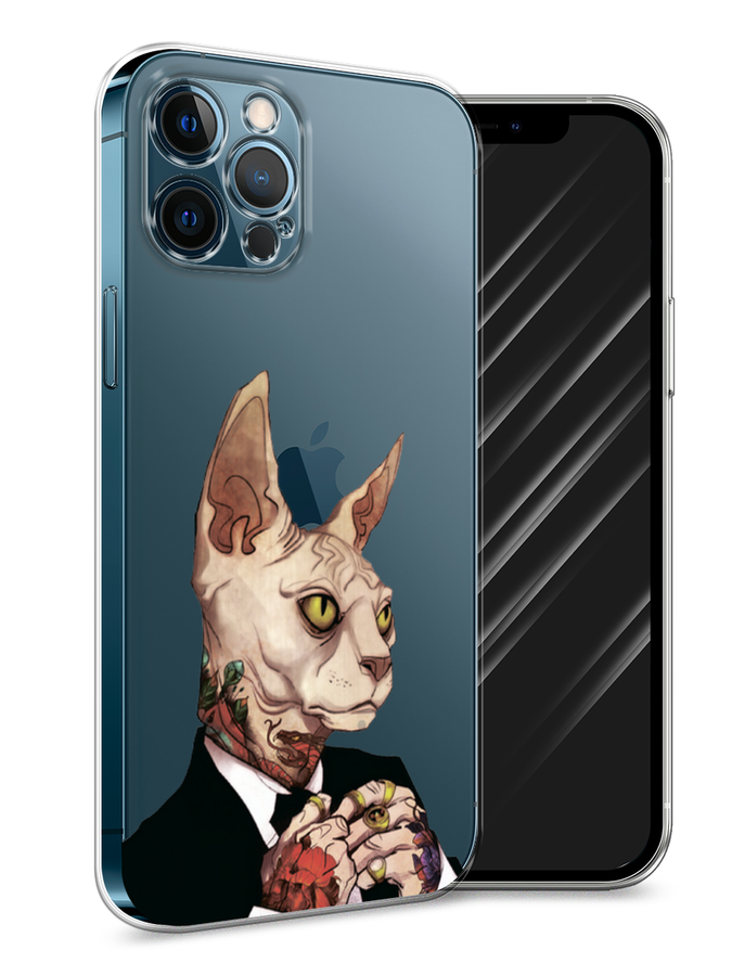 

Чехол Awog на Apple iPhone 12 Pro Max / Айфон 12 Pro Max "Татуированный сфинкс", Разноцветный, 12750-7