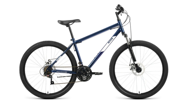 

Велосипед 27.5 FORWARD ALTAIR MTB HT 2.0 (DISK) (21-ск.) 2022 (рама 17) темный/синий/белый, ALTAIR MTB HT 2.0