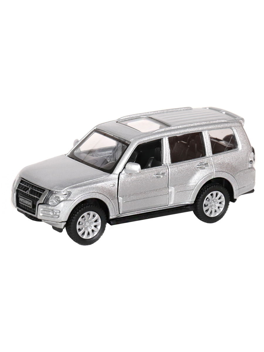 

Мод. маш. 1:43 Mitsubishi Pajero 4WD Tubro (11,5см) инерция Серый