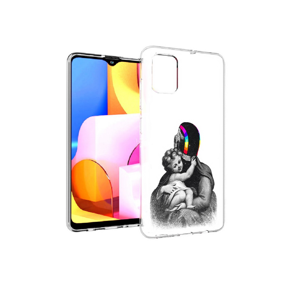 

Чехол MyPads Tocco для Samsung Galaxy A71 защитник в шлеме (PT142122.485.350), Прозрачный, Tocco