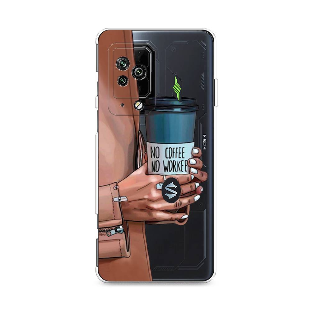 

Чехол Awog на Xiaomi Black Shark 5 Pro "No coffee", Разноцветный, 314150-7