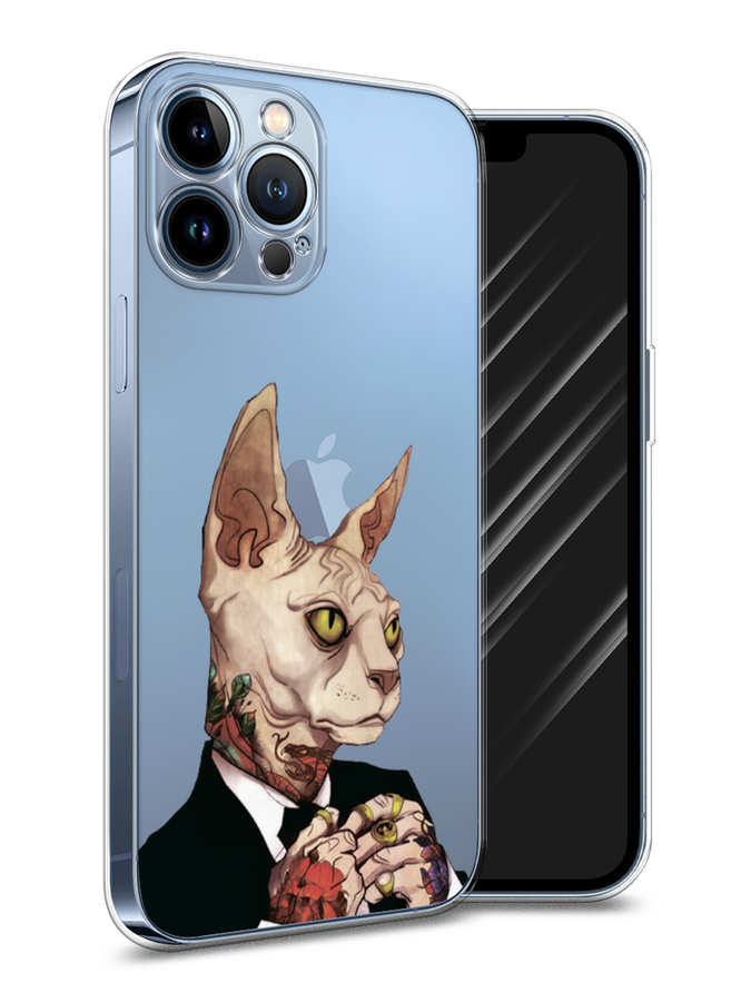 

Чехол Awog на Apple iPhone 13 Pro Max / Айфон 13 Pro Max "Татуированный сфинкс", Разноцветный, 14450-7