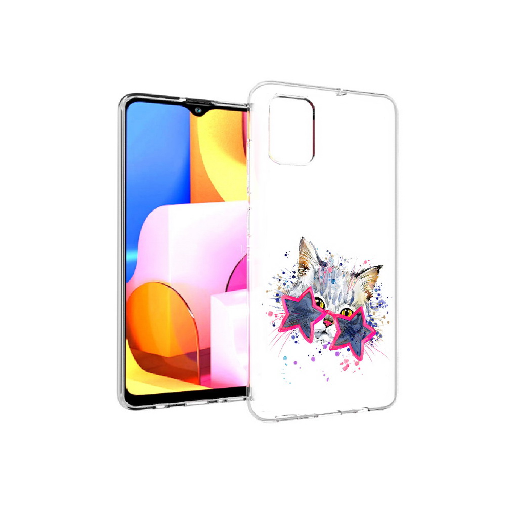 

Чехол MyPads Tocco для Samsung Galaxy A71 звездные очки (PT142122.485.353), Прозрачный, Tocco