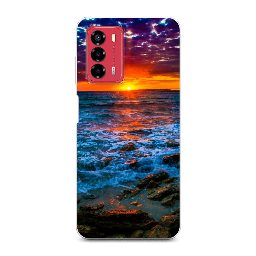 фото Чехол на zte blade a72 "закат 1" case place