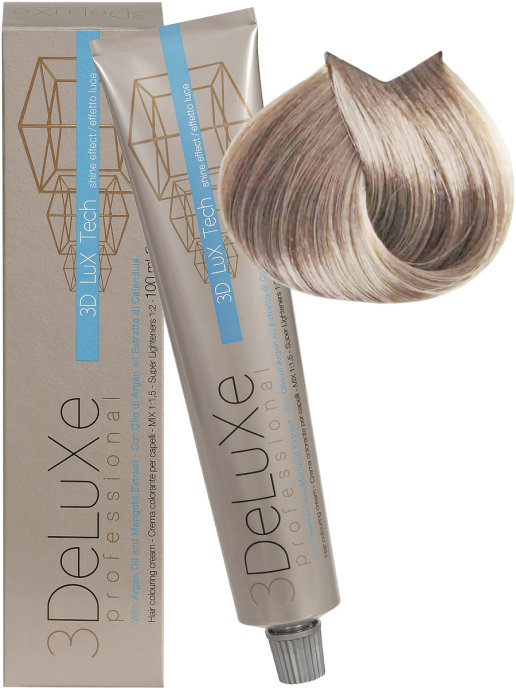 Крем-краска 3DELUXE Professional для волос 901 Светло-пепельный блондин 100 мл