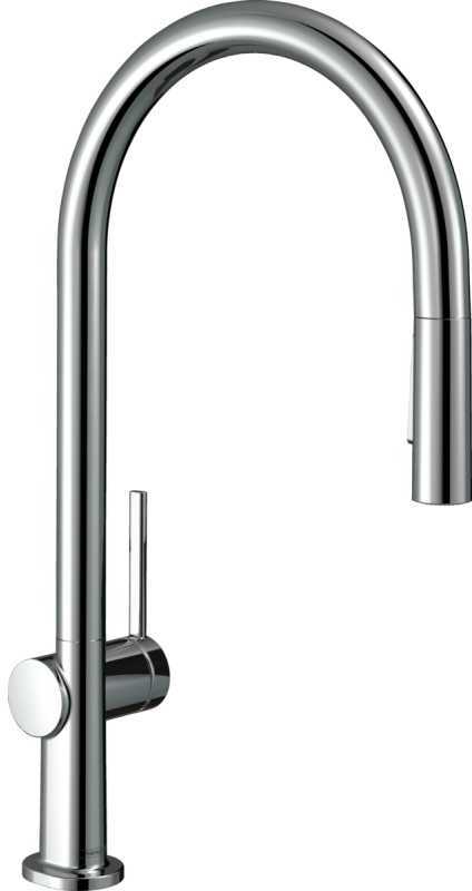 фото Смеситель для кухни с вытяжным душем hansgrohe m54 talis 210 72800000