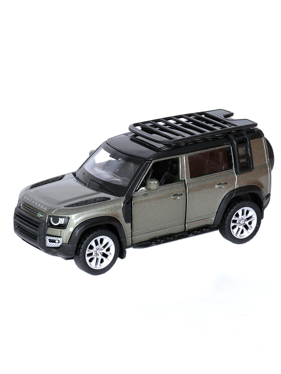 

Мод. маш. 1:43 Land Rover Defender (11,5см) инерция Серый