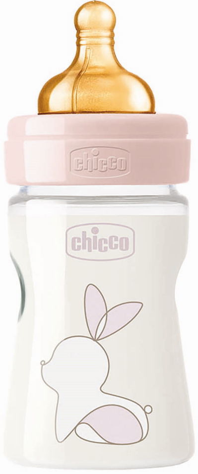 фото Бутылочка chicco girl с соской из латекса 150мл