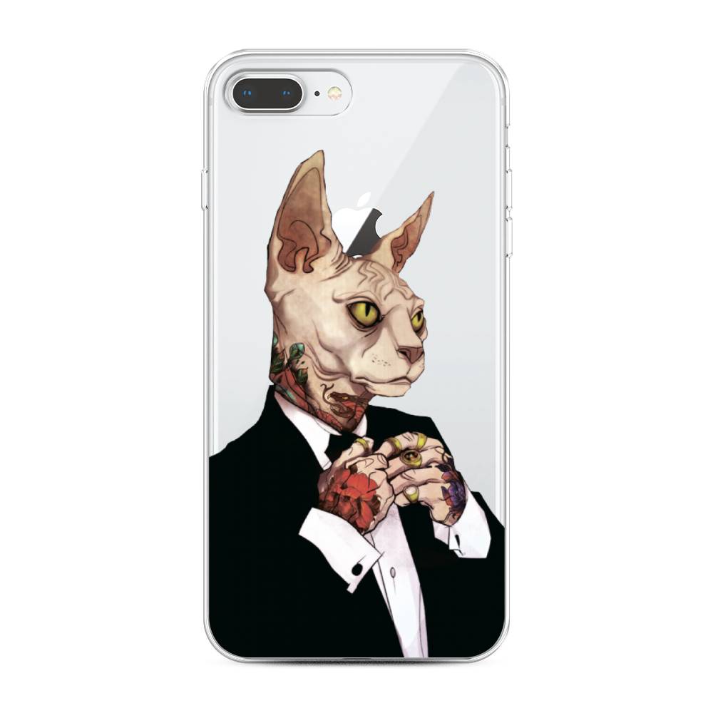 

Чехол Awog на Apple iPhone 8 Plus / Айфон 8 Plus "Татуированный сфинкс", Разноцветный, 10950-7
