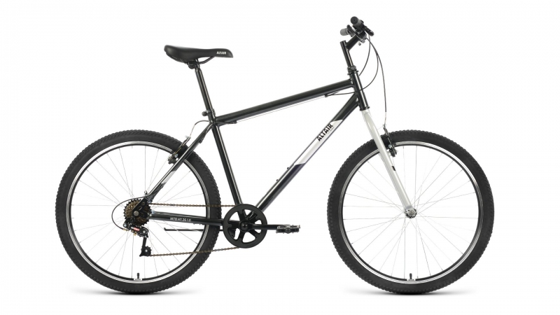 

Велосипед 26 FORWARD ALTAIR MTB HT 1.0 (7-ск.) 2022 (рама 19) черный/серый, ALTAIR MTB HT 1.0