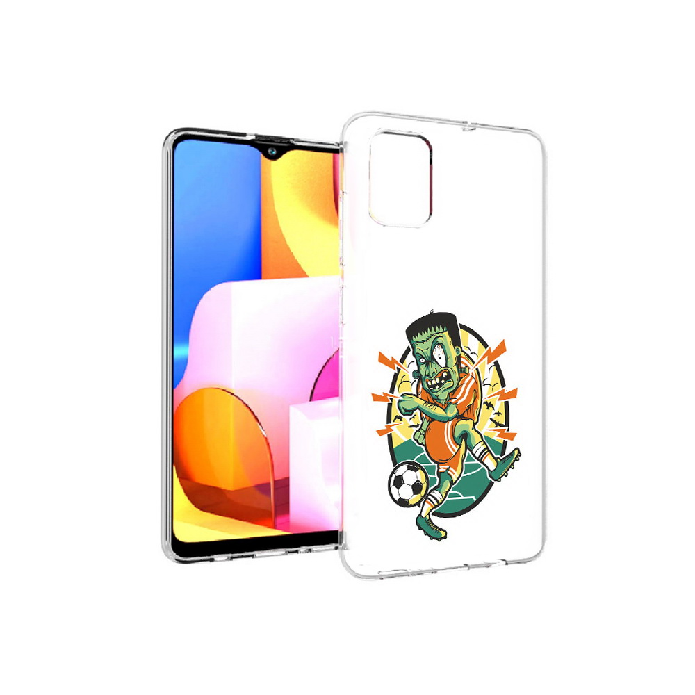 

Чехол MyPads Tocco для Samsung Galaxy A71 зомби футболист (PT142122.485.368), Прозрачный, Tocco