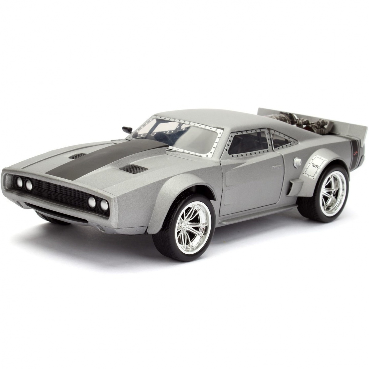 Машина игрушечная IQchina Jada Fast and Furious 1:24 Dom's Ice Charger Серый электросамокат digma allroad fast 15000mah серый