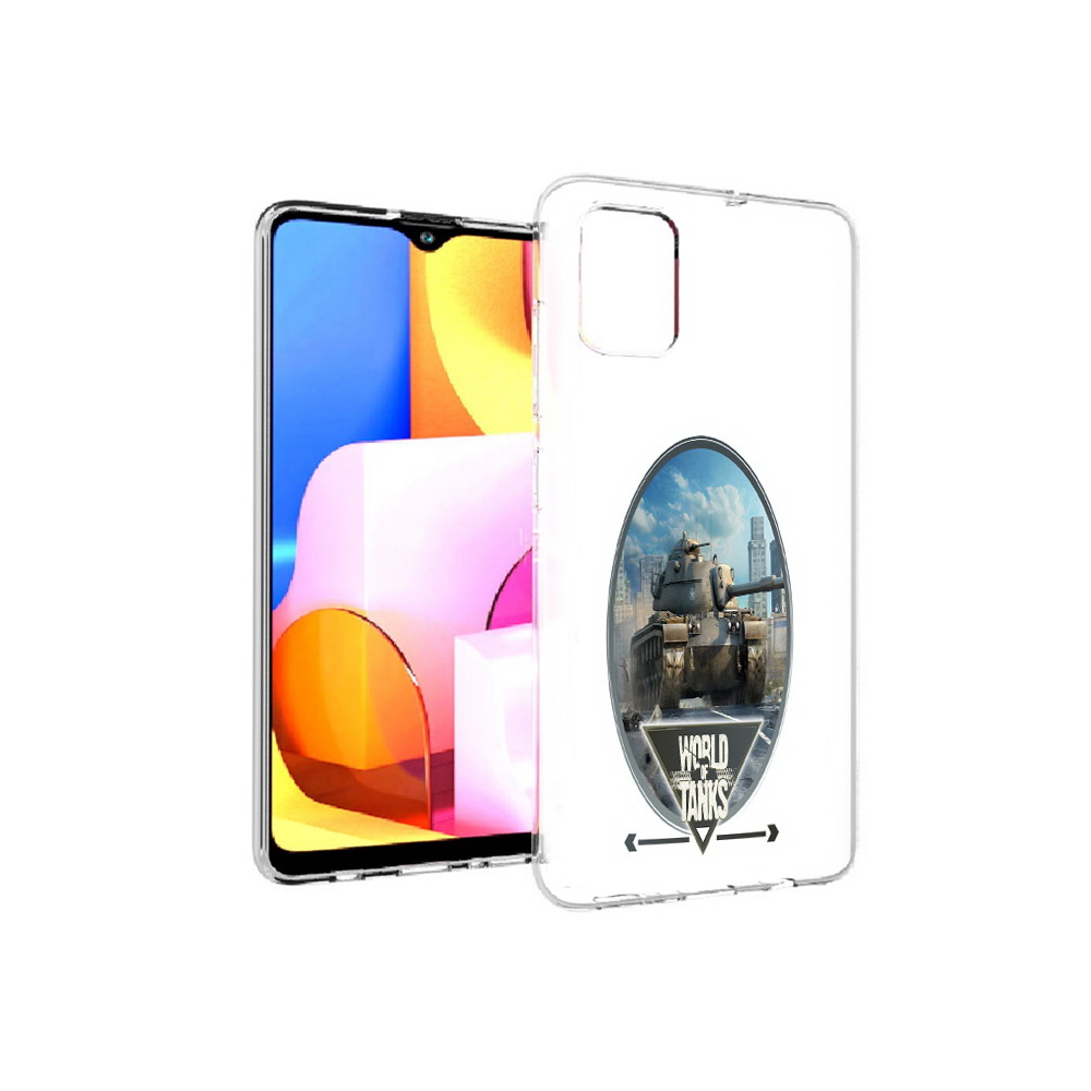 

Чехол MyPads Tocco для Samsung Galaxy A71 игра с танками (PT142122.485.375), Прозрачный, Tocco