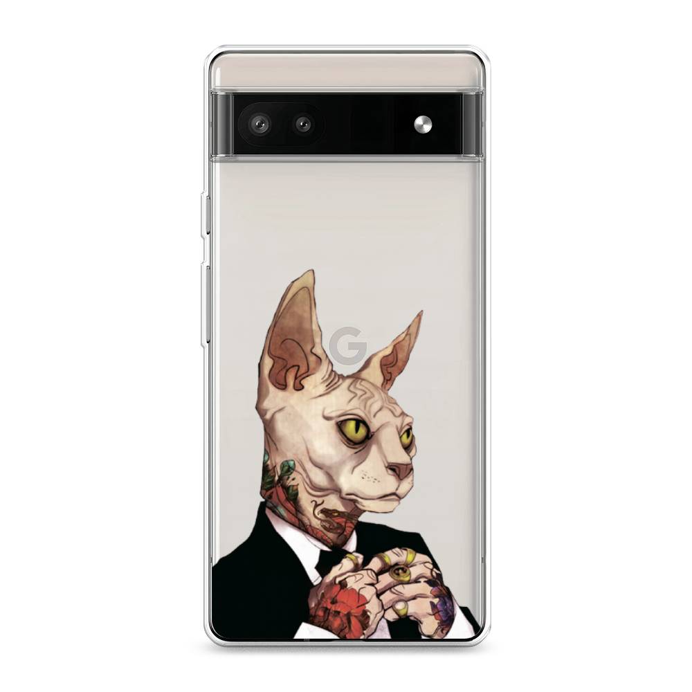 

Чехол Awog на Google Pixel 6A "Татуированный сфинкс", Разноцветный, 271150-7