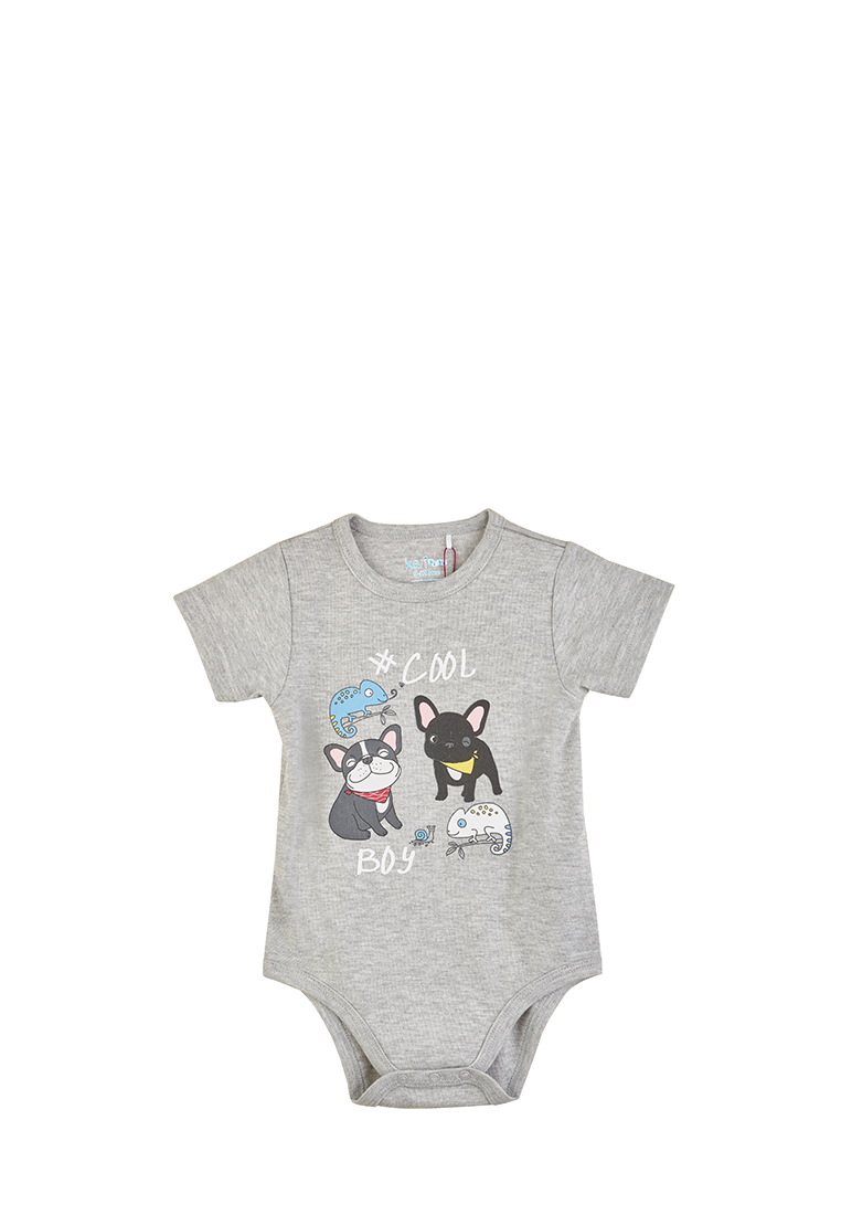 

Боди детское Kari baby SS22B00900407 цв. серый р. 68, SS22B00900407