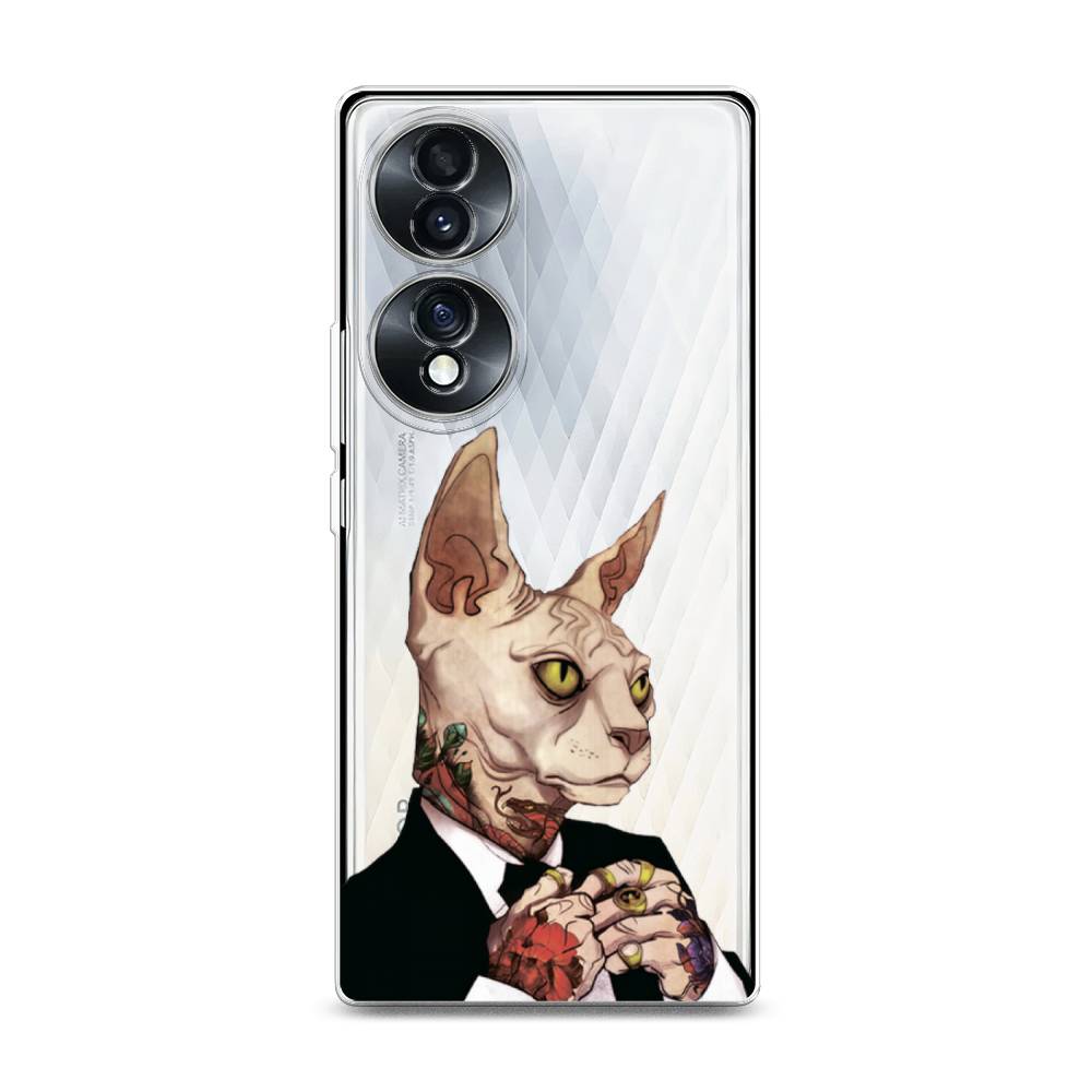 

Чехол Awog на Honor 70 "Татуированный сфинкс", Разноцветный, 6108250-7