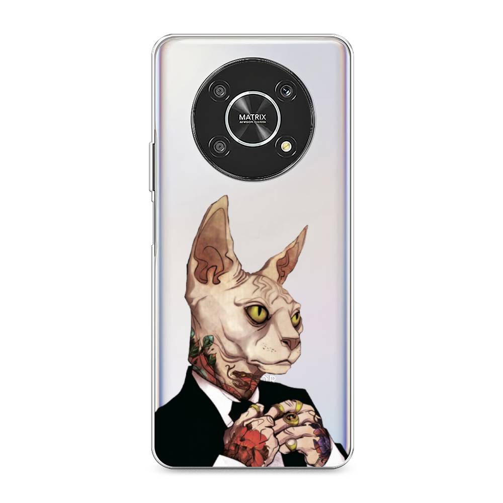 

Чехол Awog на Honor X9 4G/Magic4 Lite 4G "Татуированный сфинкс", Разноцветный, 6108650-7