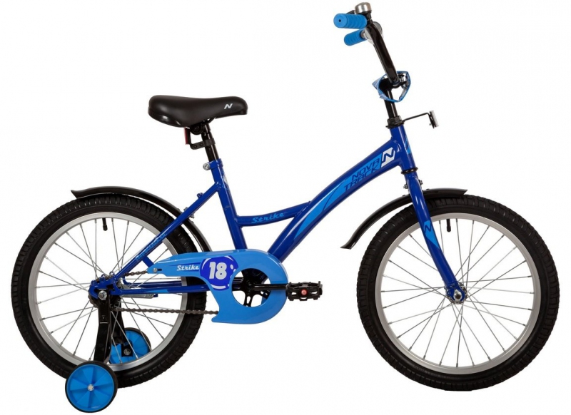 

Велосипед 18 Novatrack STRIKE СИНИЙ BL22