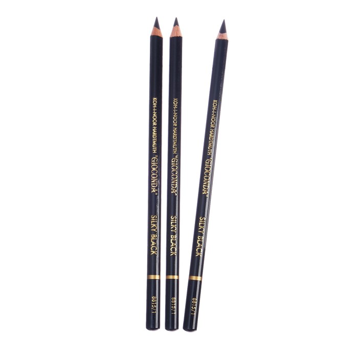 

Набор 3 шт. карандаш цветной Koh-I-Noor GIOCONDA 8815 soft, черный 3502241