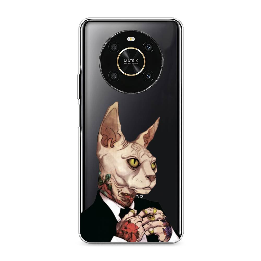 

Чехол Awog на Honor X9 4G/Magic4 Lite 4G "Татуированный сфинкс", Разноцветный, 6108150-7